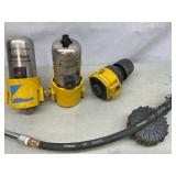 Air chuck and air filter, lube, regulator