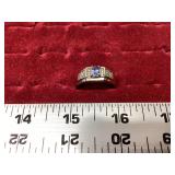 Ring w/ Oval Blue Stone