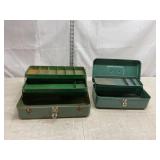 Vintage Metal Tackle Boxes