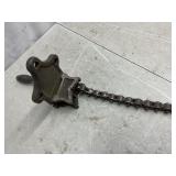 Vtg JH Williams & Co Vulcan No 1 chain pipe vise