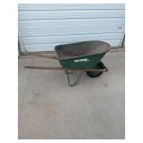True Temper Wheelbarrow, tire is flat.