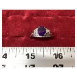 Ring w/ Purple Center Stone