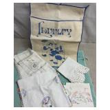 Fine crocheting and embroidery h