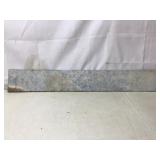 Galvanized farm sign