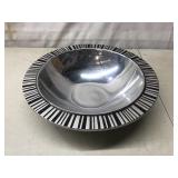 Wilton Armetale pewter sunburst rimmed bowl