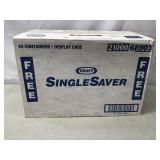 KRAFT single saver containers, 40 ct, NIB