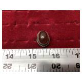 Oval Ring Stamped FF 925