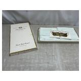 French damask round tablecloth, napkins