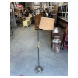 Vtg Cadt Iron Floor Lamp, 62ï¿½ tall