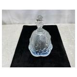 Fenton Lily of the Valley crystal bell, opalescent