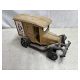 Cast iron mail truck