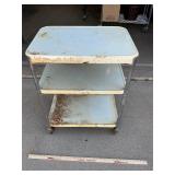 Vtg Cosco Metal Cart, 24ï¿½ x 17ï¿½ x 31ï¿½t
