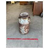 Vtg Cream Can, 25ï¿½ tall