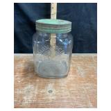 Vintage Monarch Finer Foods Coffee Jar