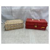 Choose your hobby! Tackle box, sewing basket