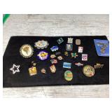 Various pins