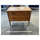Antique Two Drawer Dresser 27ï¿½x32ï¿½x19ï¿½