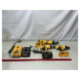Dewalt Tools, Chargers, One Battery Works
