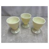Custard footed dessert cups