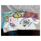 Souvenir military scarves, cloths