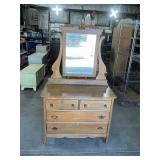 Antique Dresser With Mirror 69ï¿½x41ï¿½x19ï¿½