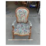 Ornate Carved Arm Chair, 25ï¿½ wide