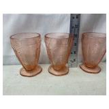 Cherry Blossom Pink Depression Glasses