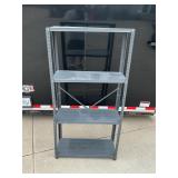 4 Tier Metal Shelf, 30ï¿½ x 11.5ï¿½ x 59ï¿½t.