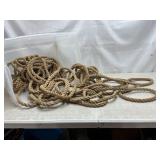 Feet & feet of appropriate rope per Max