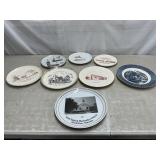 Commemorative plates;GI, Dannebrog, Cairo, etc