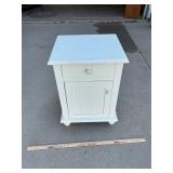 Painted Wooden Nightstand, 18.5ï¿½ x 16.5ï¿½ x 25ï¿½t
