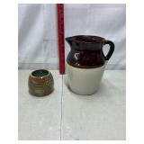 Frankoma Dish and Crock Pitcher