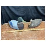 Vtg Duck Decoys. Wood and Styrofoam