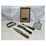 Vintage pieces, framed poem In Flanders Fields