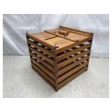 Wooden egg crate