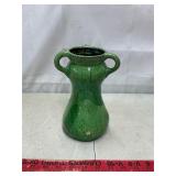Awaji Pottery Green Vase