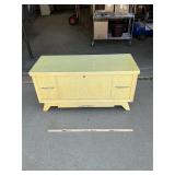 MCM Cedar Trunk w/ Drawer, has key