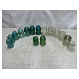 Glass insulators for power lines