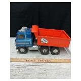 Vtg Ertl Pressed Steel Transtar Auto. Dump Truck