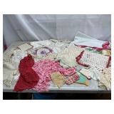 Doilies, tablecloth, hot pads, etc