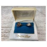 Signet Ring-S, Sterling cross ring,both adjustable