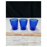 Vtg Anchor Hicking Mayfair/Open Rose Juice Glasses