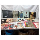 Vinyl records;Led Zeppelin,Newton-John,Streisand