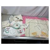 Vtg Quilt Top & Fiber Arts - most unfinished