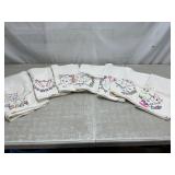 Sunday-Saturday embroidered kitchen towels