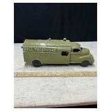Vtg Diecast Hubley Bell Telephone Truck