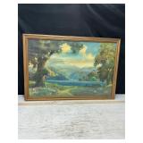 Lithograph Print 'Glorious Vista', R. Atkinson Fox