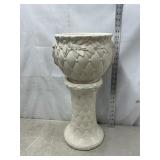 Vintage McCoy Jardiniere Planter & Pedestal