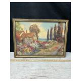 Litho Print 'Old Fashioned Garden', R Atkinson Fox