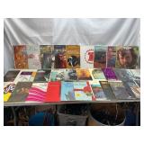 Vinyl albums; Streisand, Carole King, etc